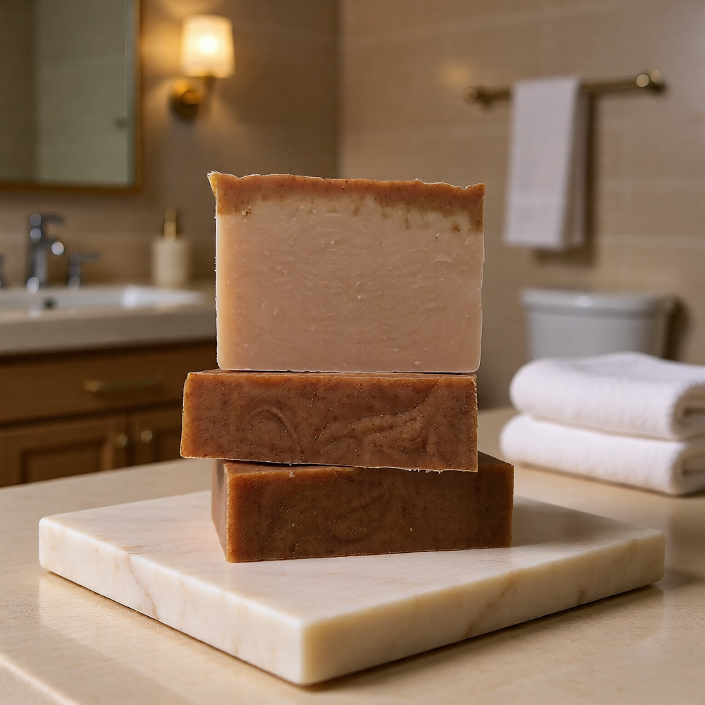 Sedona Earth Artisan Soap Bar — Rose Geranium, Lavender & Cedarwood