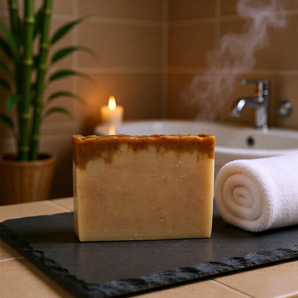 Sedona Earth Artisan Soap Bar  (Travel & Guest Size) — Rose Geranium, Lavender & Cedarwood