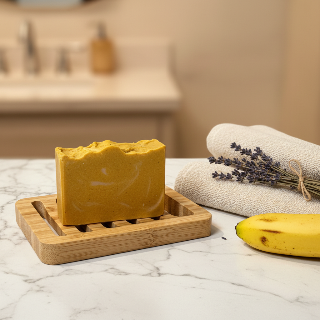 Sweet Banana Cream — Banana Tallow Soap (Travel & Guest Size)