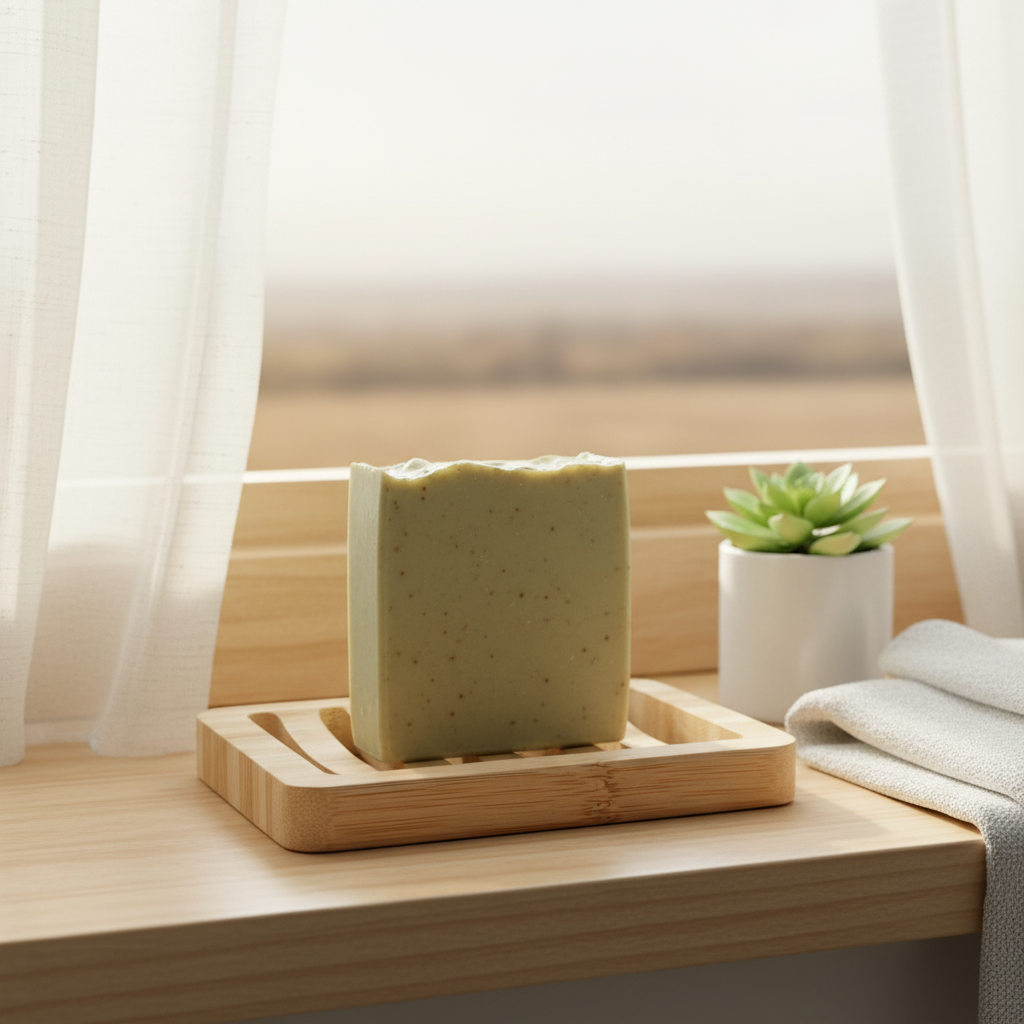 The Gentle Green | Tallow & Clay Bar Soap (Travel & Guest Size)